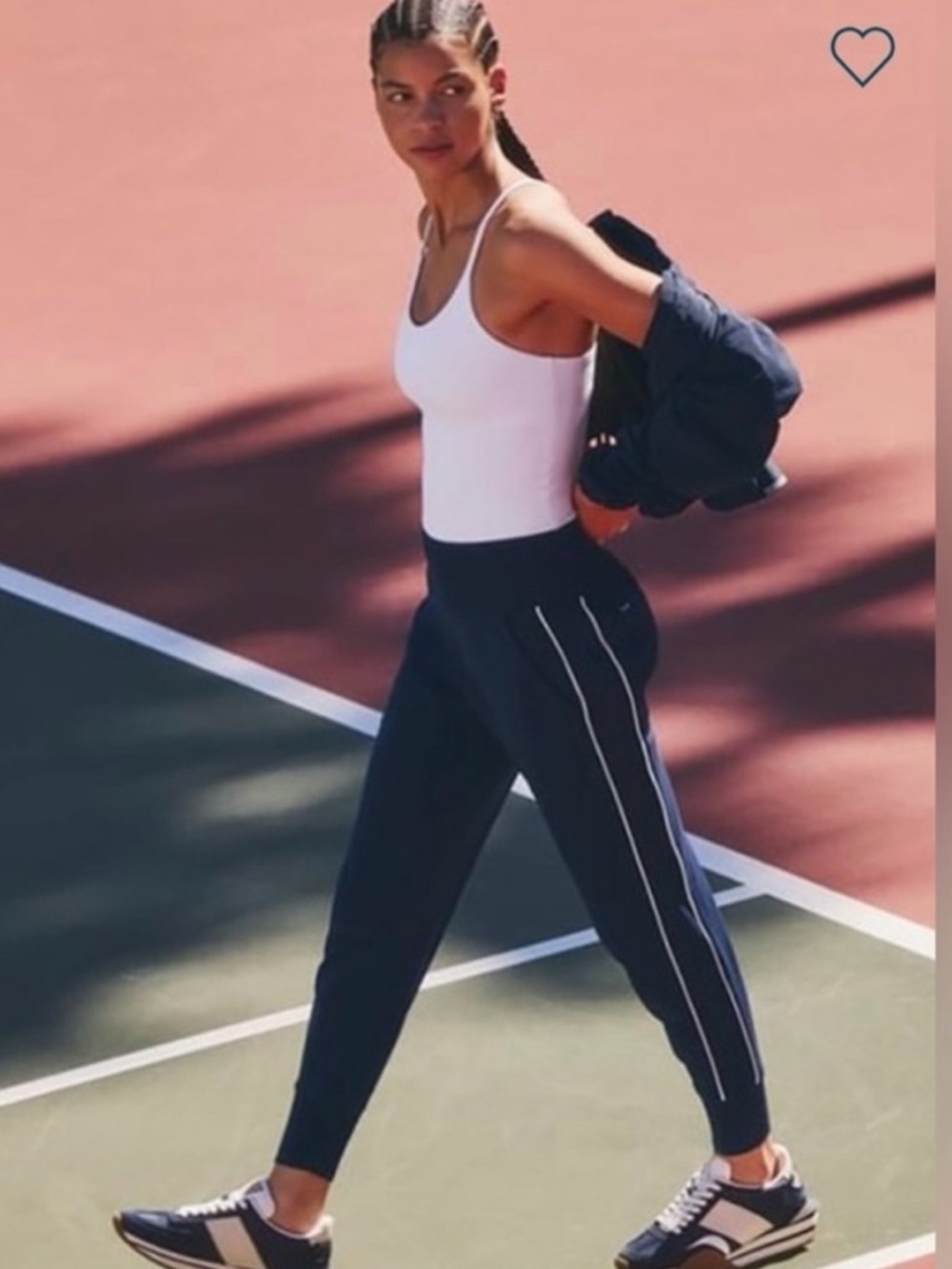 BOGO! Athleta Venice Track Stripe Navy Jogger Size XL